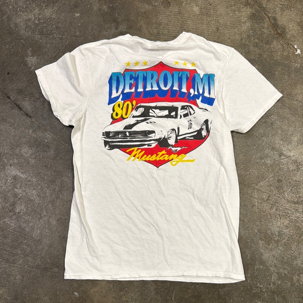 Ford Mustang Detroit, MI 80 Retro Official Licensed TShirt Tee Luv